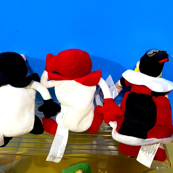 DISNEY EXCLUSIVE NWT 1990s ALICE IN WONDERLAND BEAN BAG PLUSH COMPLETE SET OF 12 - Picture 15 of 15